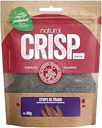 Snack Desidratado Natural Crisp Strips de Figado 100g