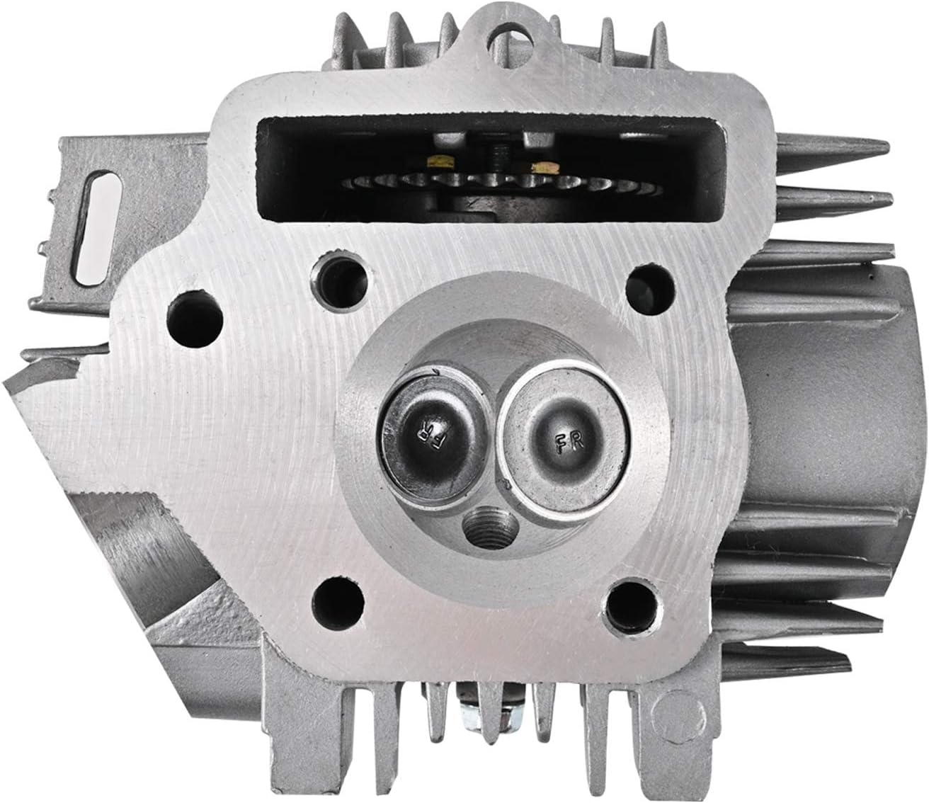 Trkimal 52,4 mm Kompletter Zylinderkopf Ventilbaugruppe Ersatz für 4-Takt Chinesisch TaoTao Coolster ATV 110 cc Pit Quad Dirt Bike Go Kart