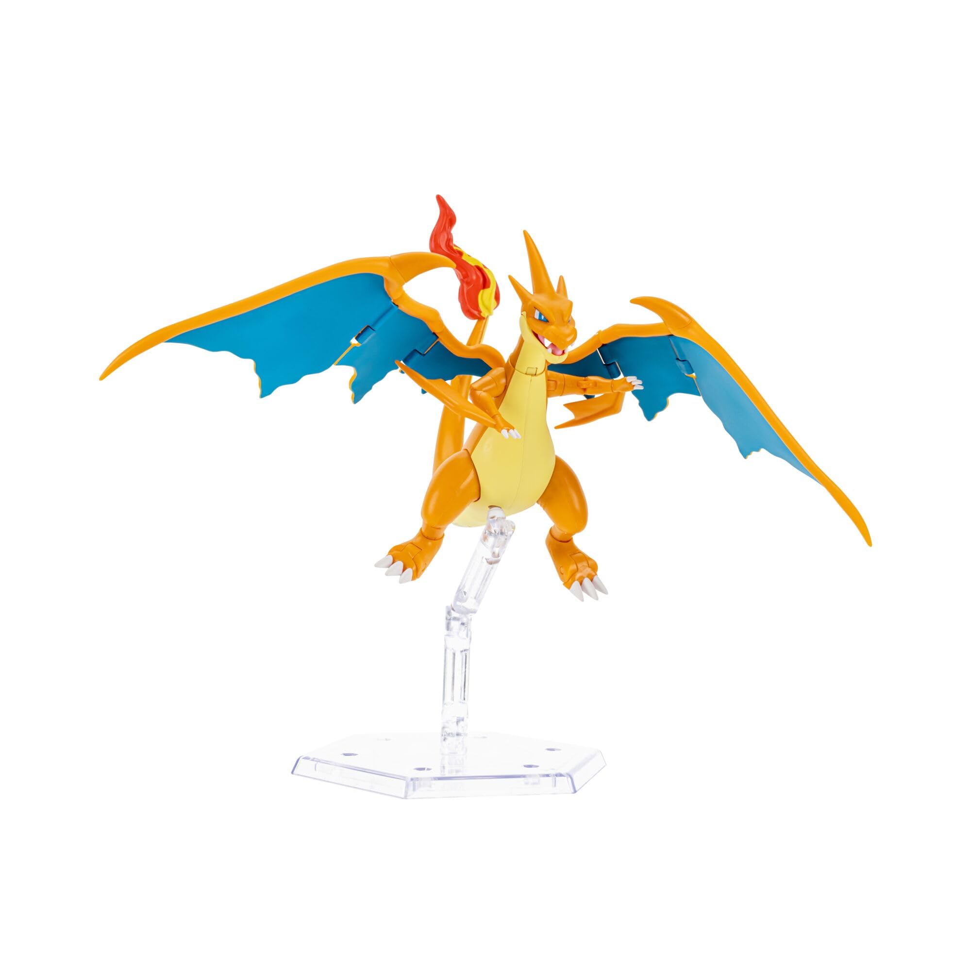 Méga Dracaufeu Y Pokémon Select - Figurine Super-​articulée de 15 cm avec Plus de 15 Points articulés