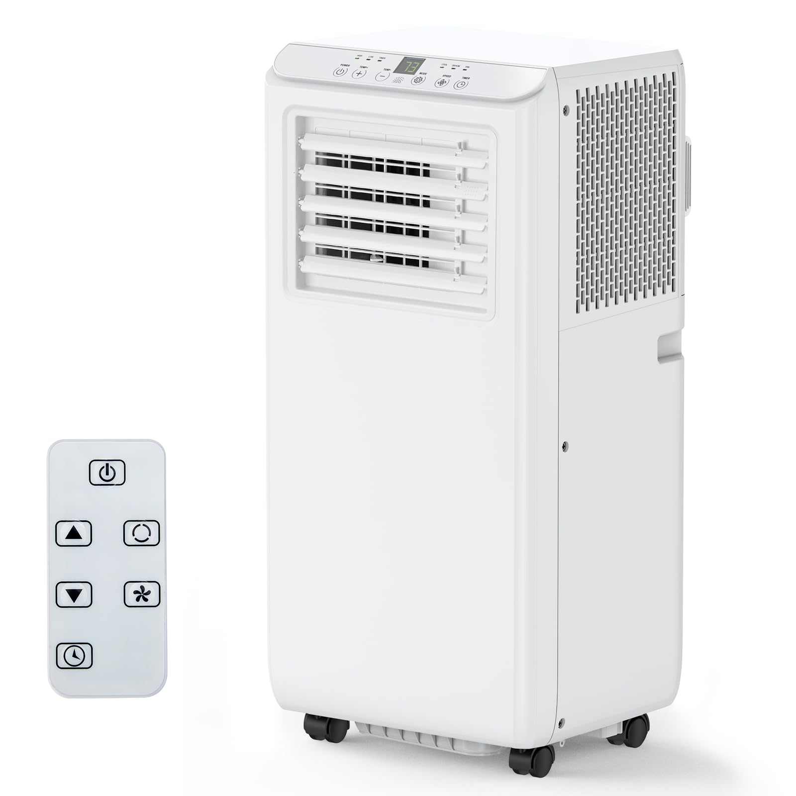 SXYCMY10000 BTU Portable Air Conditioner, Efficient Cooling for Spaces up to 350 Sq.Ft, Complete with Remote Control, Dehumidifier & 3-in-1 Floor Standing Unit, 24-Hour Timer Included