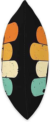 Miniatura 2 de Windsurfer Windsurfing Windsurf Kitesurfing Motifs Retro Surfing Surfer Kitesurfer Windsurfer Throw Pillow, 18x18, Multicolor