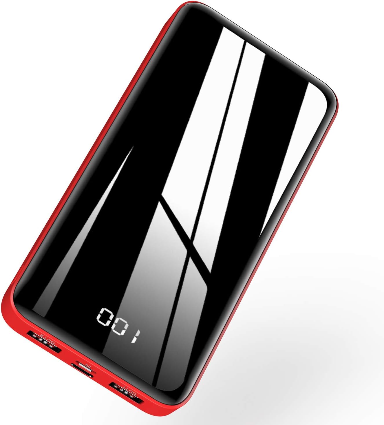 AWEHIRU Portable Charger Power Bank 26800mAh Horcol External Battery Pack with LED Digital Display, Dual Input Port and 2 USB Ports for Samsung Galaxy, Android and Other Smart Devices