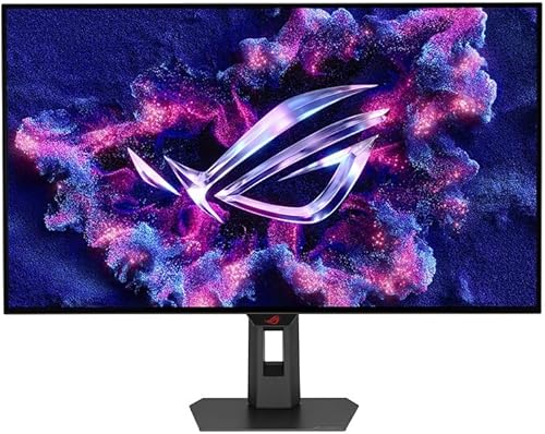 ASUS ROG Strix 32” 4K OLED Gaming Monitor (XG32UCWMG) - TrueBlack Glossy, Dual Mode(4K@240Hz, FHD@480Hz), 0.03ms, G-SYNC Compatible, Neo Proximity Sensor, USB-C, HDMI 2.1, 3 yr Warranty