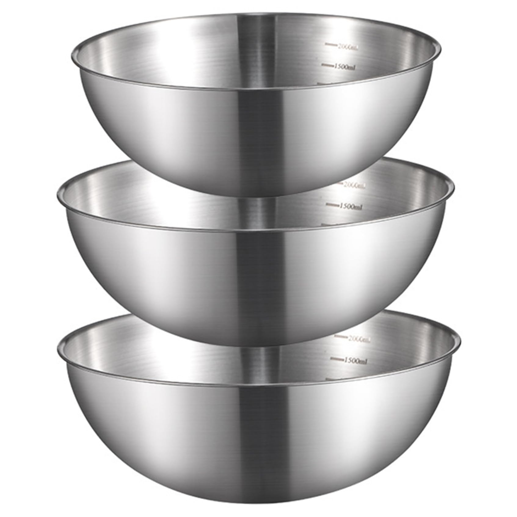 Bol pour réfrigérateur cuisine préparation repas ensemble de bols inox trois tailles