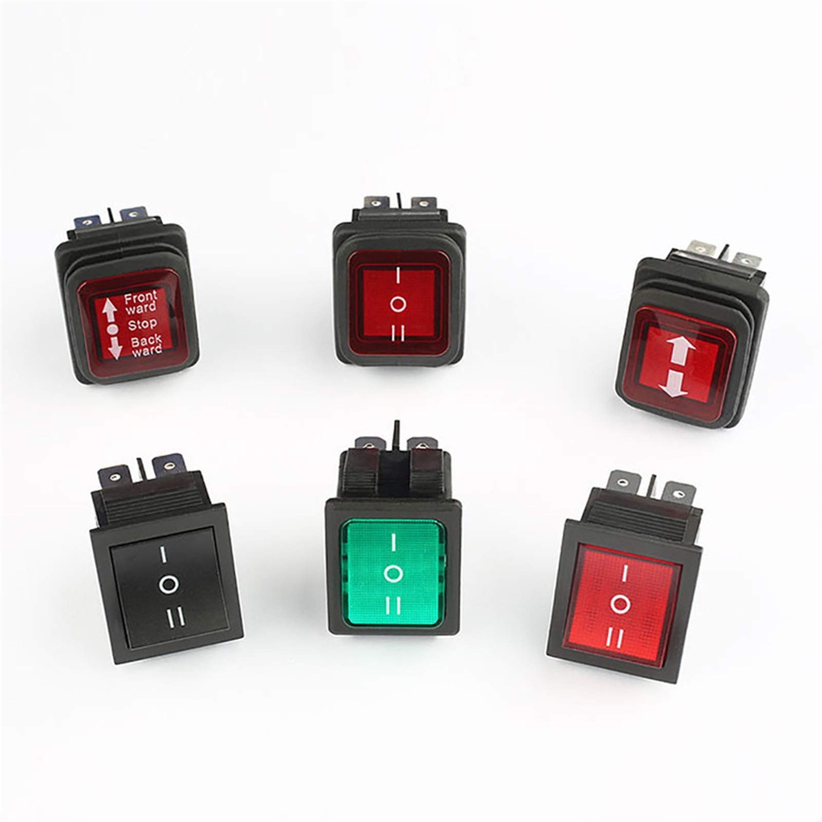 その他 M △△ プッシュボタン プッシュon/offタイプ(ロック付き)×5個セットNo-8