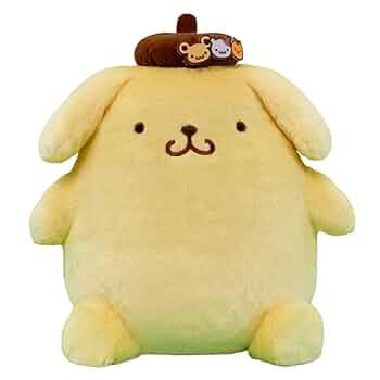 Amazon.co.jp: ポムポムプリン 超超BIG ぬいぐるみ 〜ともだち