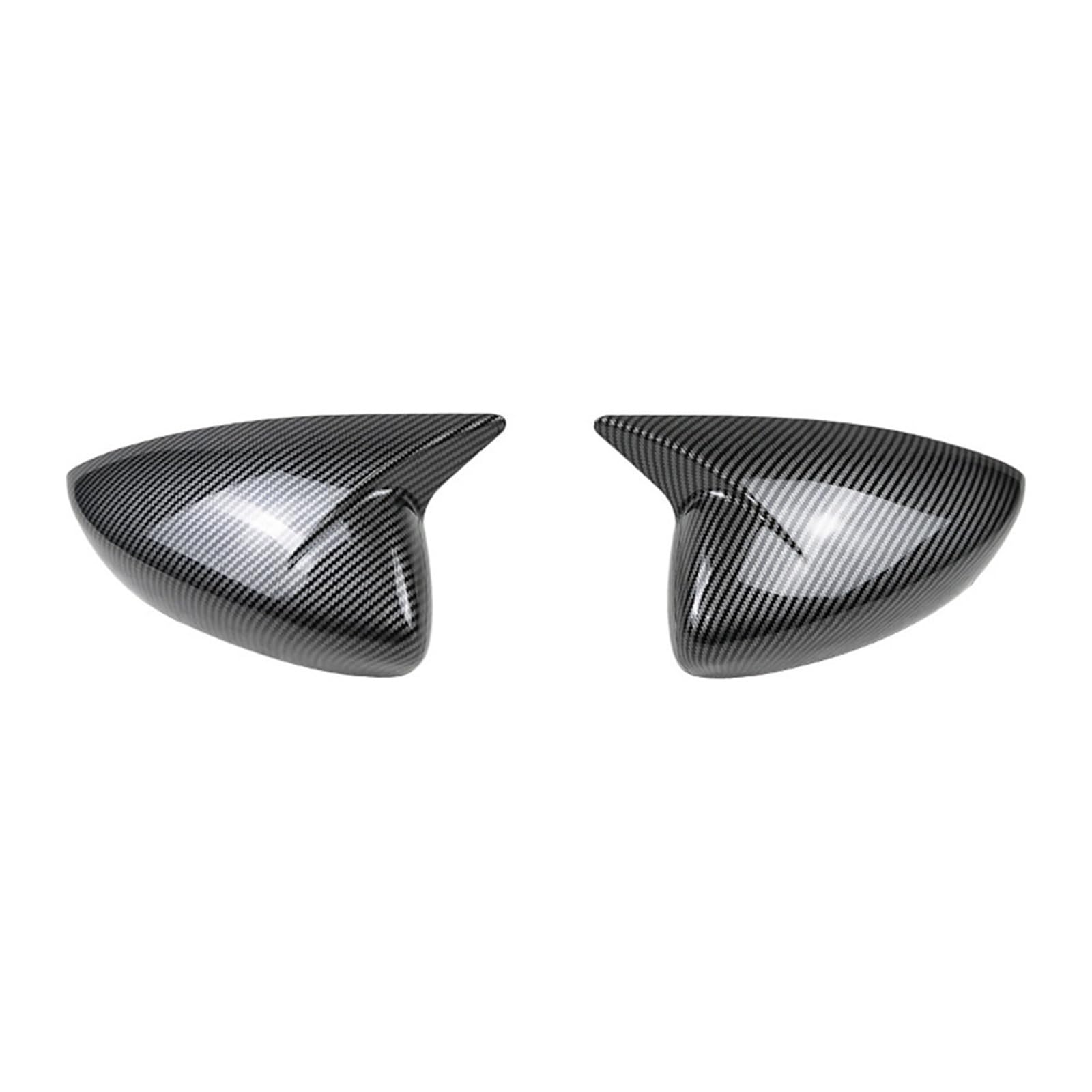 for Mazda for CX30 for CX-30 2020 2021 2022 2023 Car Rearview Side Mirror Cover Wing Cap Door Housing Shell Trim Sticker Car Wing Mirror Covers Caps(Carbon Look)