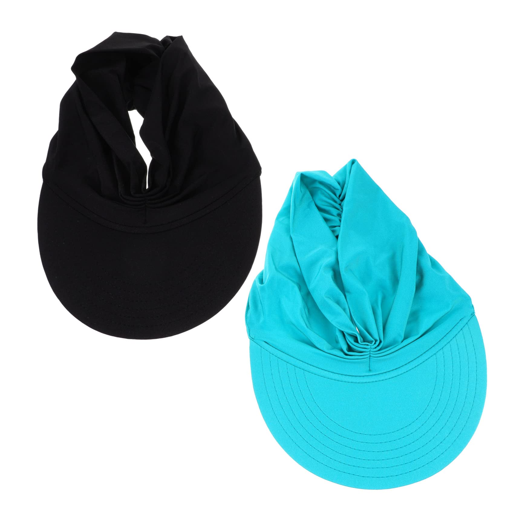 BESPORTBLE 4 Pièces visière de Plage Chapeau de Soleil pour Femme Chapeau de visière extérieure Chapeau Femme Chapeaux visières de Plage pour s Chapeau de e Portable Nylon