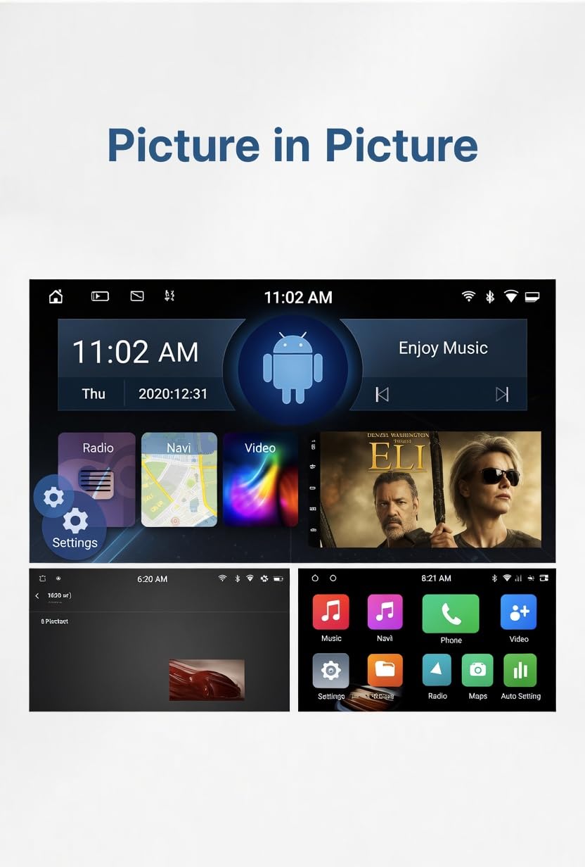 Autoradio 9 pollici compatibile con Kia Pro/Cee d 2010-2012 | CarPlay/Android Auto/WiFi/DSP/DAB+, touchscreen CarPlay, sistema radio multimediale HD (T4 (4GB/64GB) 8-core 5GHz QLED)
