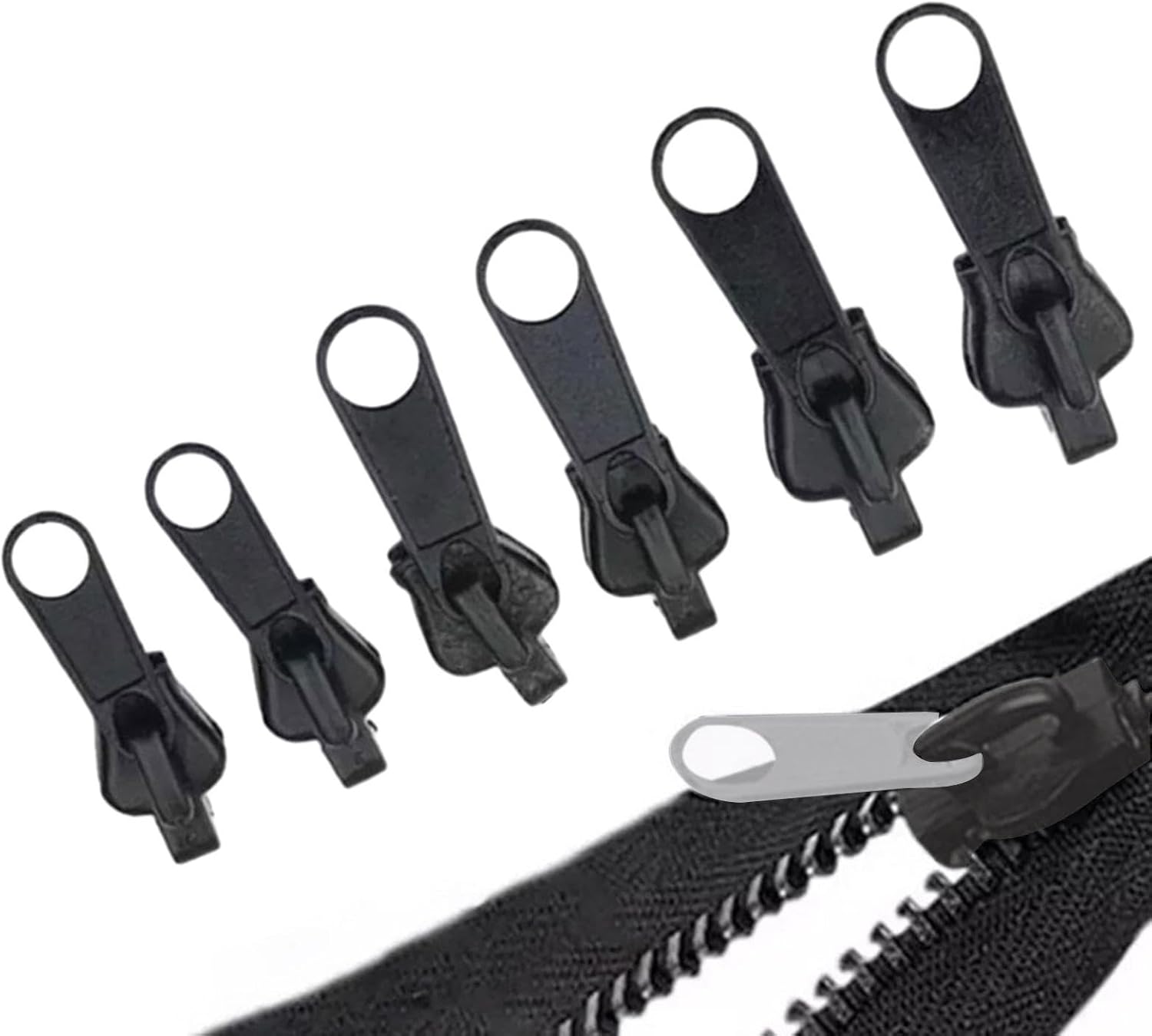 Zontue Fix a Zipper, Removable Fix Zipper Zip Slider Repair