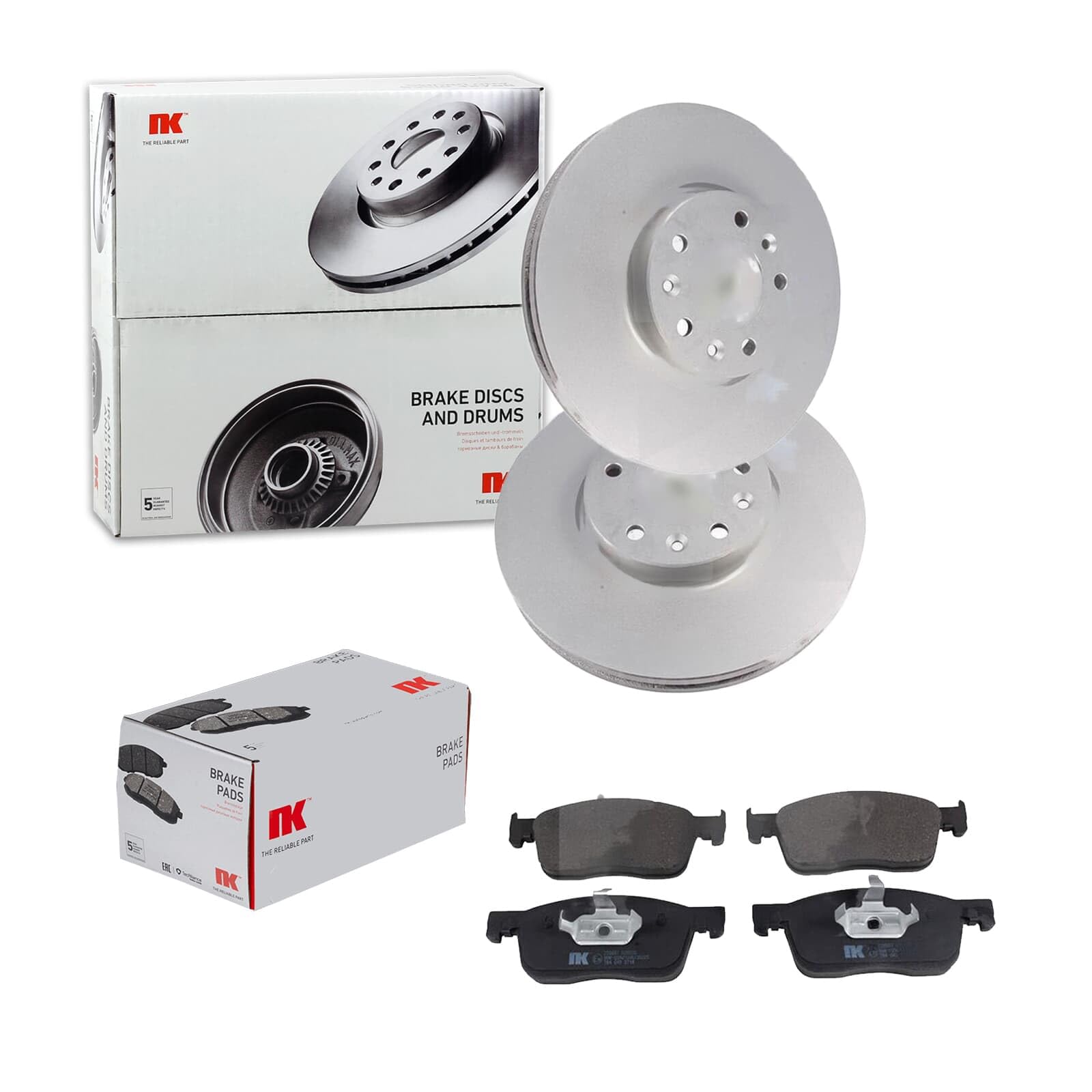 NK Bremsscheiben + Beläge vorne | 311961 + 229997 passend für Spacetourer Jumpy + Expert Traveller