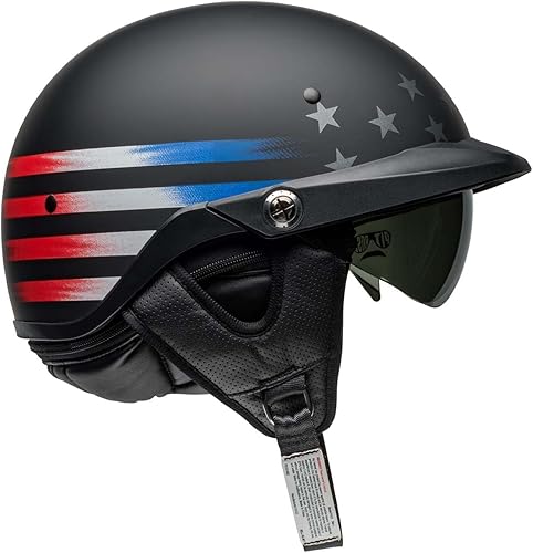 Miniatura 8 de Bell Casco Pit Boss (bandera mate negrorojo - grande)