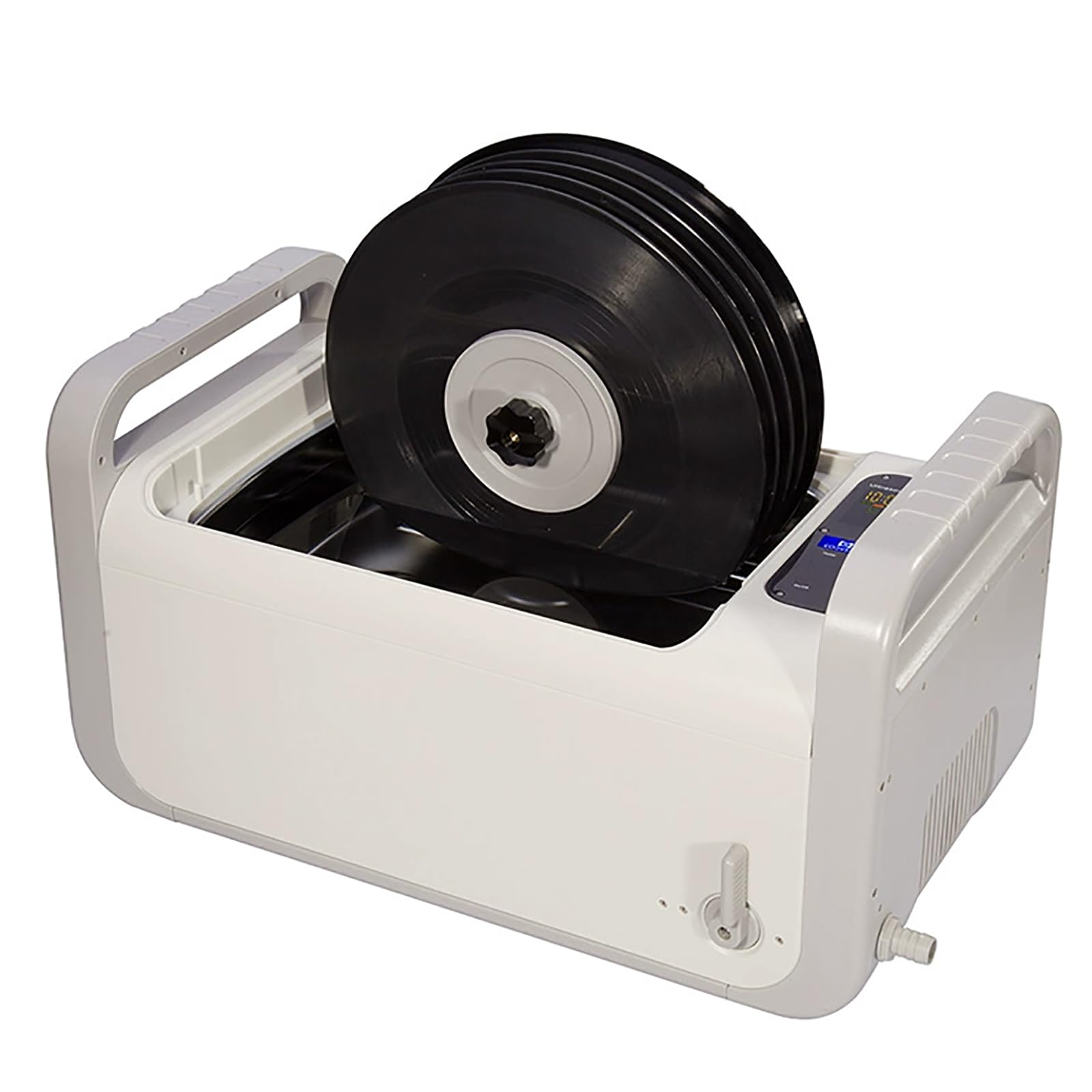Pulitore ad ultrasuoni per dischi in vinile, pulizia con vibrazione di frequenza da 7,5 litri con timer digitale, pulizia di 5 dischi in vinile per gioielli, protesi dentaria, monete, parti metalliche