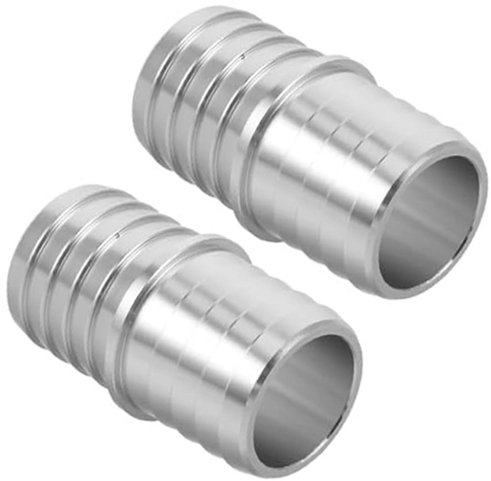 Rynplex car Heater Hose Joint 2Pcs Aluminum Car Coolant Coupler Hose Barb Repair Connector Adapter, for Radiator Heat Exchanger Leakproof Noise-reducing Splice Automotive