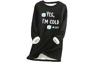 Womens I am Cold Me Funny Letter Sweatshirt
