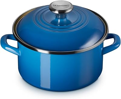 Le Creuset Enamel on Steel Traditional Petite Stockpot, 3.8qt., Marseille