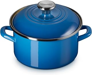 Enamel on Steel Traditional Petite Stockpot, 3.8qt., Marseille
