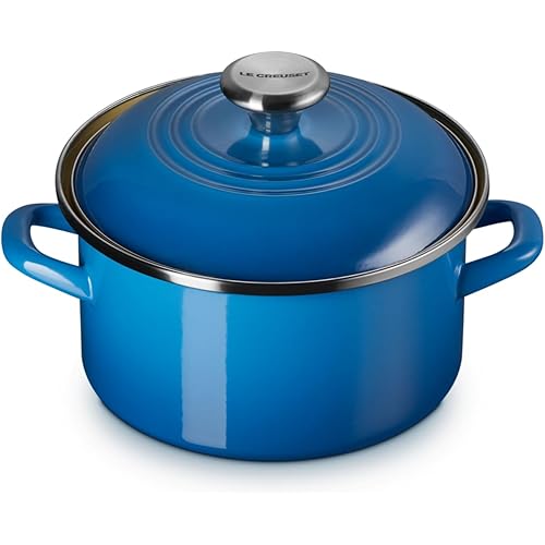 Le Creuset Enamel on Steel Traditional Petite Stockpot, 3.8qt., Marseille