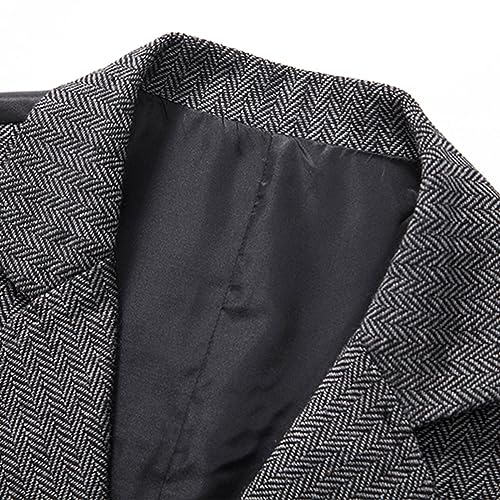 Mens Work Vests Formal Notch Collared Herringbone Tuxedo Dress Tweed Vest Groomsmen Business Casual Vests Outfits4