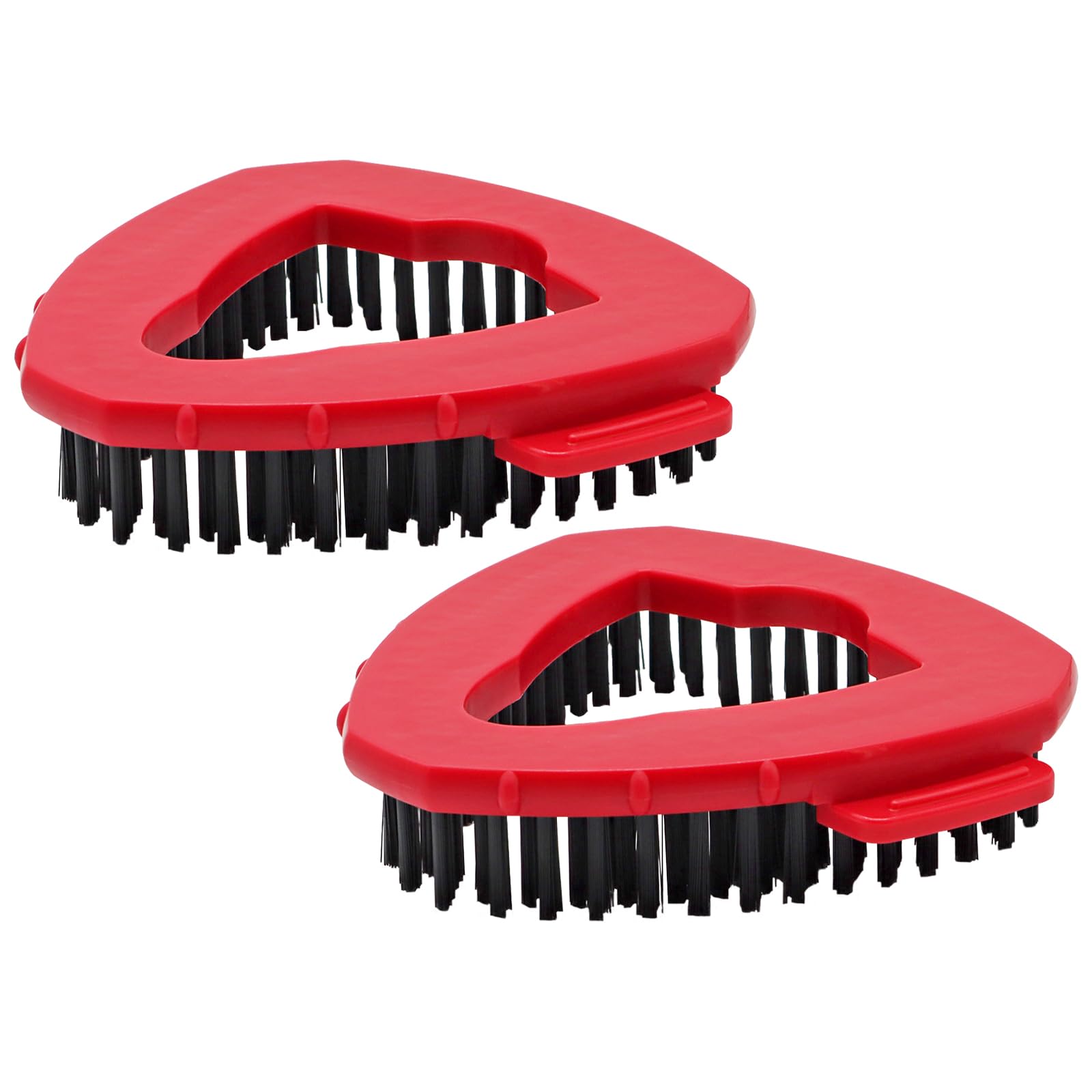 Uooker2-Pack Spin Mop Replacement Heads, Triangle Spin Mop Replacement Heads for O-Cedar & Velida EasyWring 1 Tank System, Multi-Purpose Kitchen Bathroom Cleaning Brush, Base Scrubbing Brush