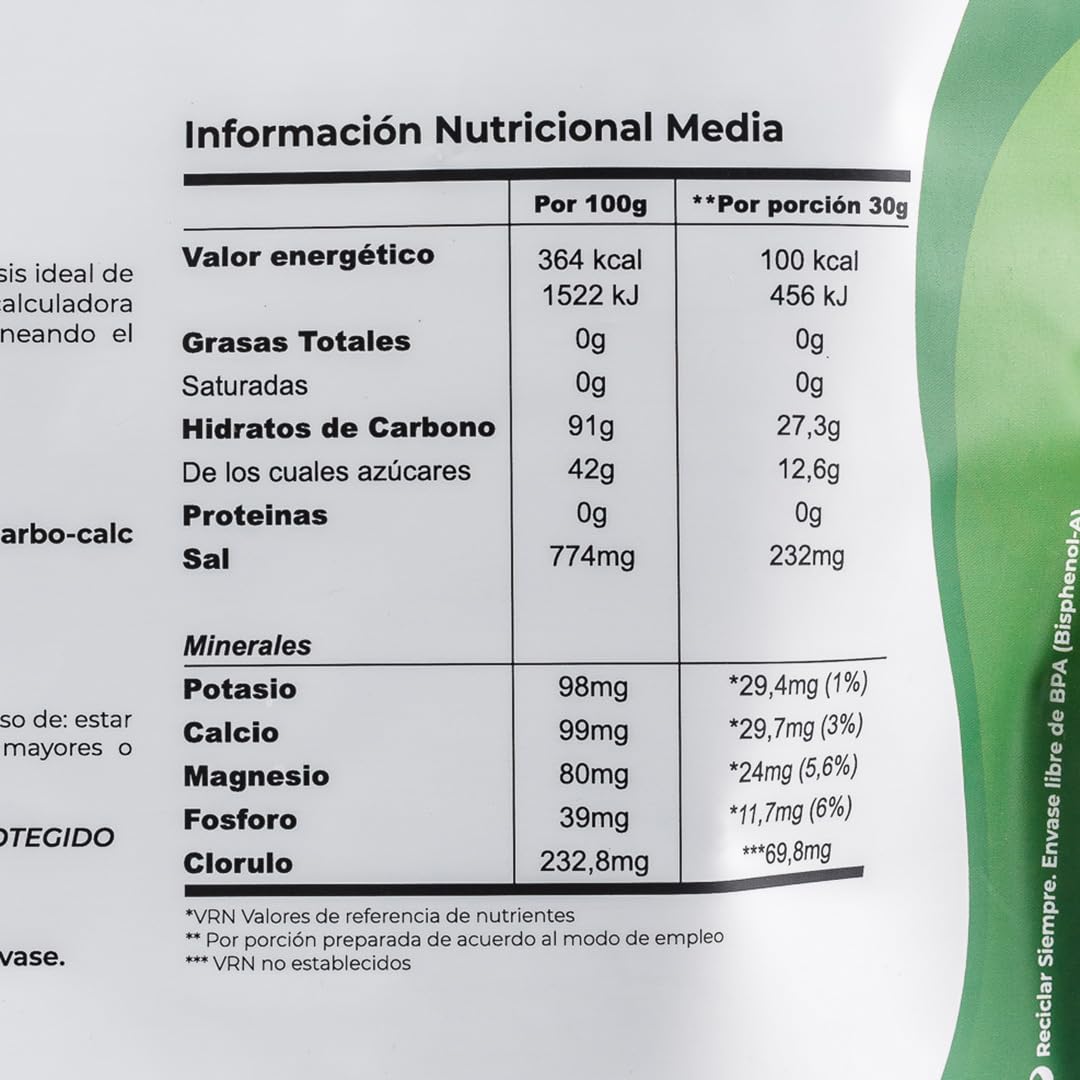 Bebida Deportiva Con Carbohidratos Electrolitos Sin Aditivos Con Lima Natural En Polvo Para Hidratacion Y Rendimiento Durante Entrenamiento Mezcla 2-1 Ideal Para Dietas Limpias XTRATUS