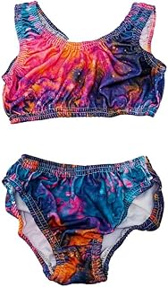 مايوه سباحة بفتحات للبنات بعمر 3 سنوات 4 سنوات من بيرفيكت M-701-82 - متعدد الالوان