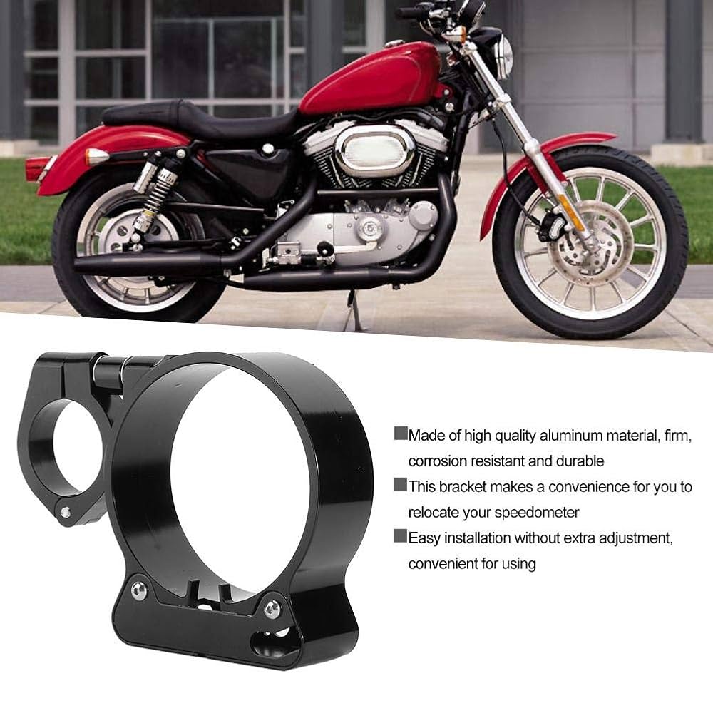 アルミニウム製 バイクメーター マウント Amazon.co.jp: スピードメーター ブラケット ブラック