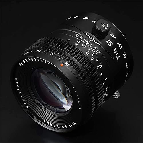 Miniatura 3 de TTArtisan Lente de inclinación f1.4 de 1.969 in con marco completo, lentes manuales de retrato de gran apertura compatibles con Panasonic S1 S1M S1R