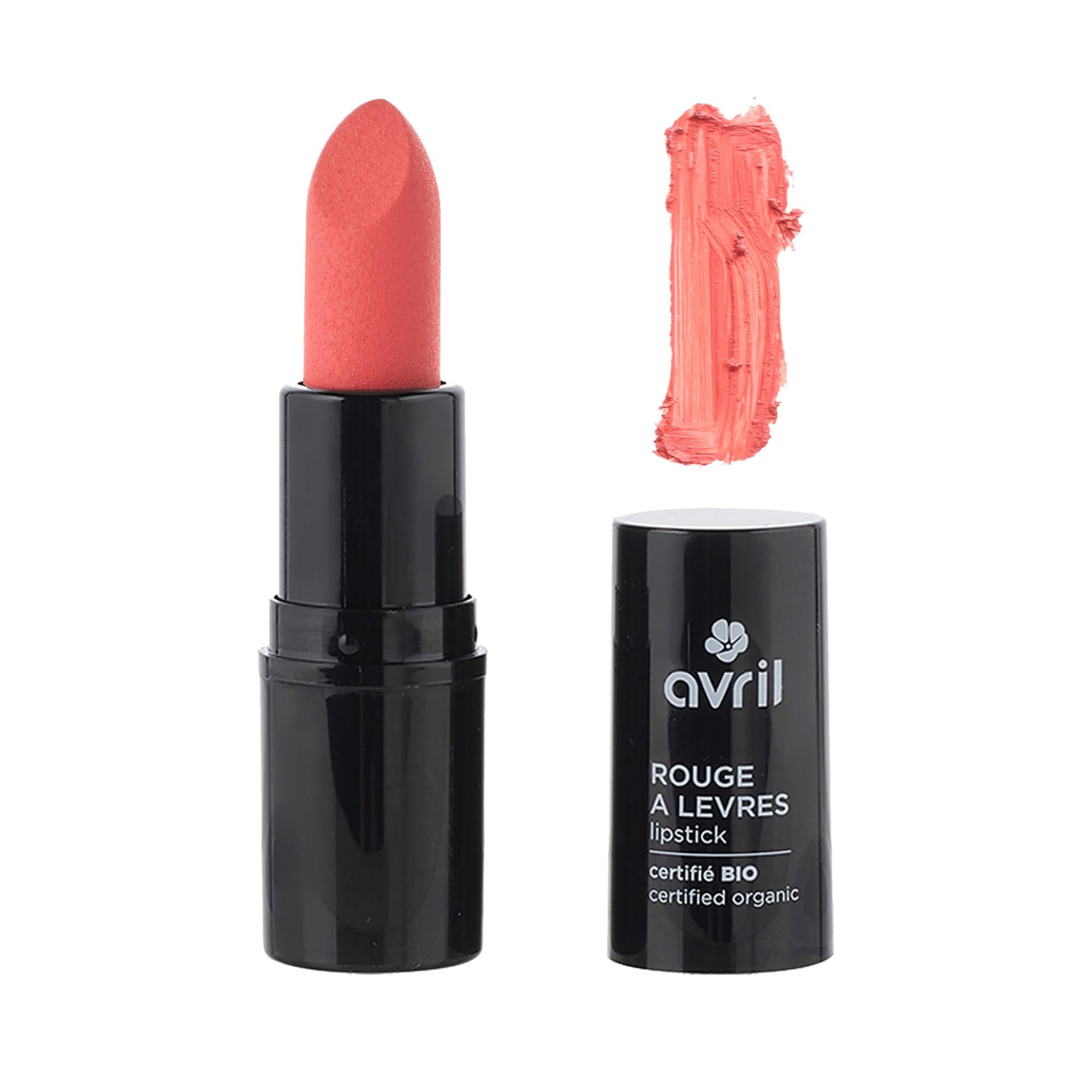 Avril Rouge à lèvres Couleur Intense et Confort – Longue Tenue – Maquillage Lèvres Certifié Bio