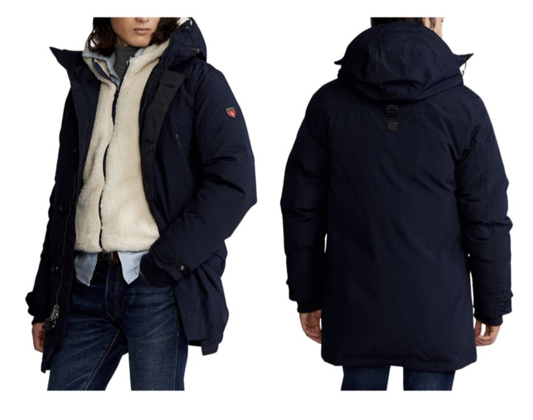 POLO RALPH LAUREN Water-repellent Parka W. 650g Down Jacket Coat Down Jacket Navy, navy, L