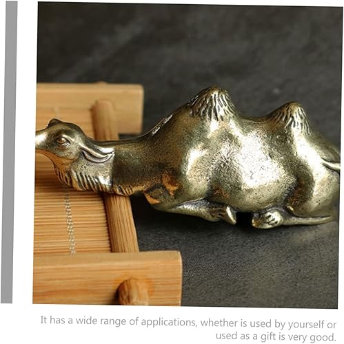 Miniatura 5 de BESTOYARD 4pcs camel pen holder golden girls ornament animal ornamentos nieve globo figurines camello esculturas camello estatua figuras de cristal