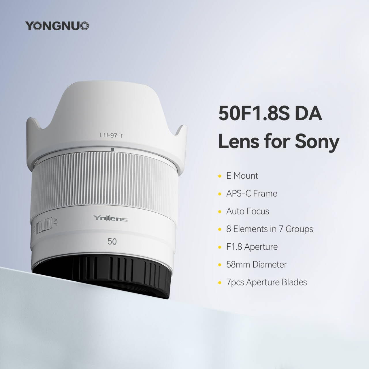 YONGNUO 50mm F1.8 SONY E 単焦点レンズ 美品 a4693 Amazon.co.jp