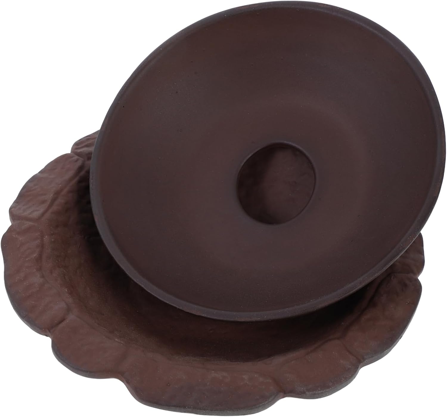 BESPORTBLE Ceramic Turtle Basking Platform Multifunctional Resting Rock for Turtles High-Temperature Resistant for Bathing Climbing and Humidifying Tortoise Enclosures