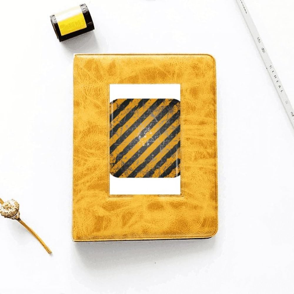 no/no Logo Black And Yellow Warning Photo Album Family Wedding Picture 4x6