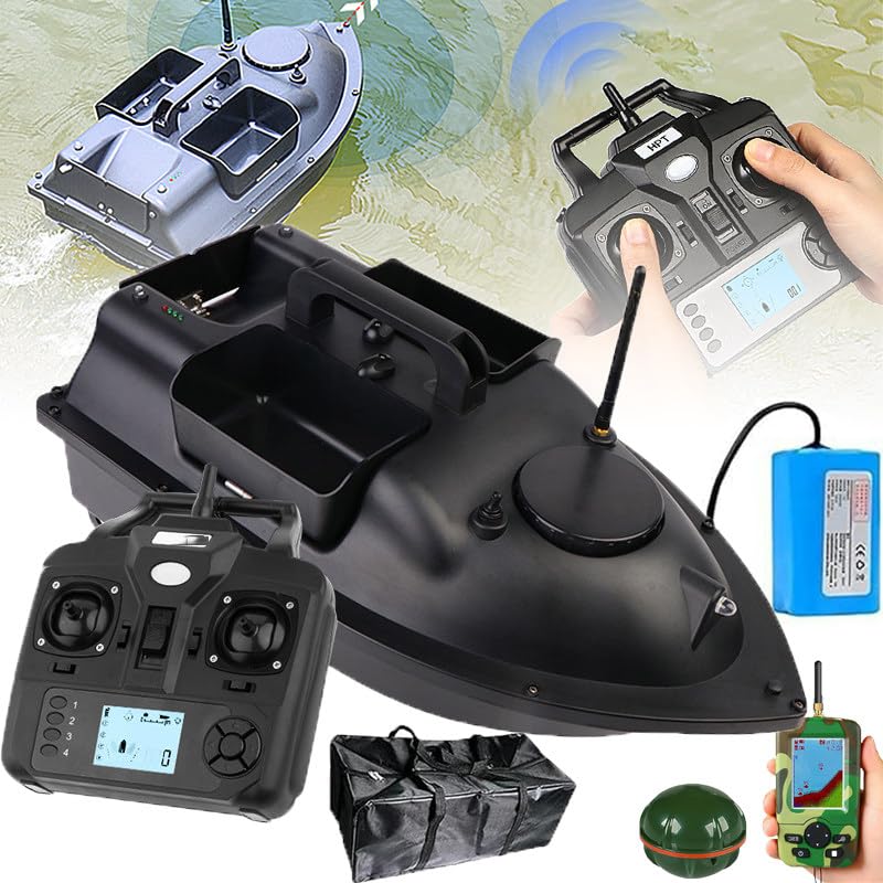 Barco Cebador Carpfishing Con Gps Y Sonda Barco De Cebo De Pesca