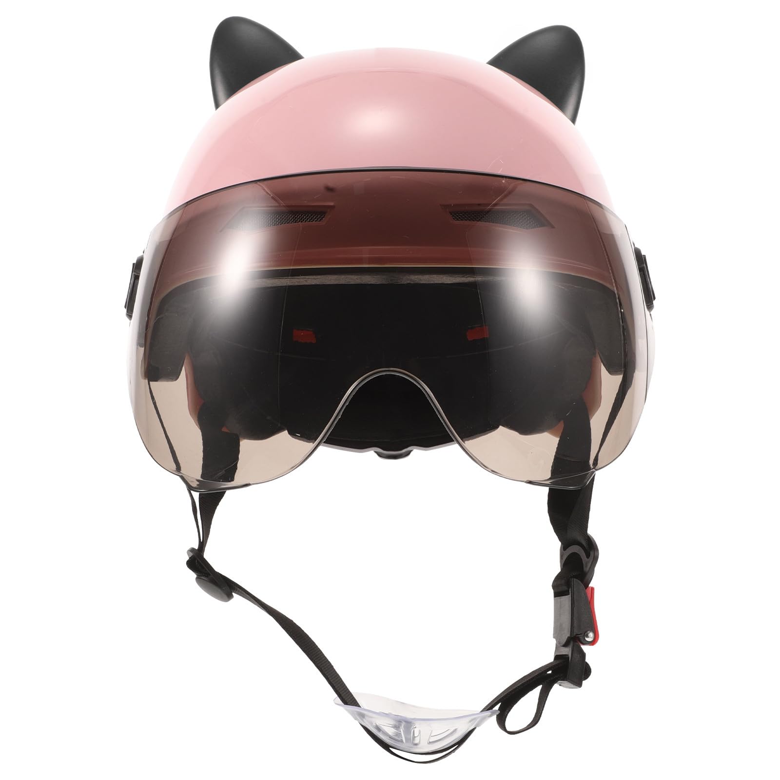 Casco de bicicleta orejas de gato unisex de ABS semicerrado para paseos 8