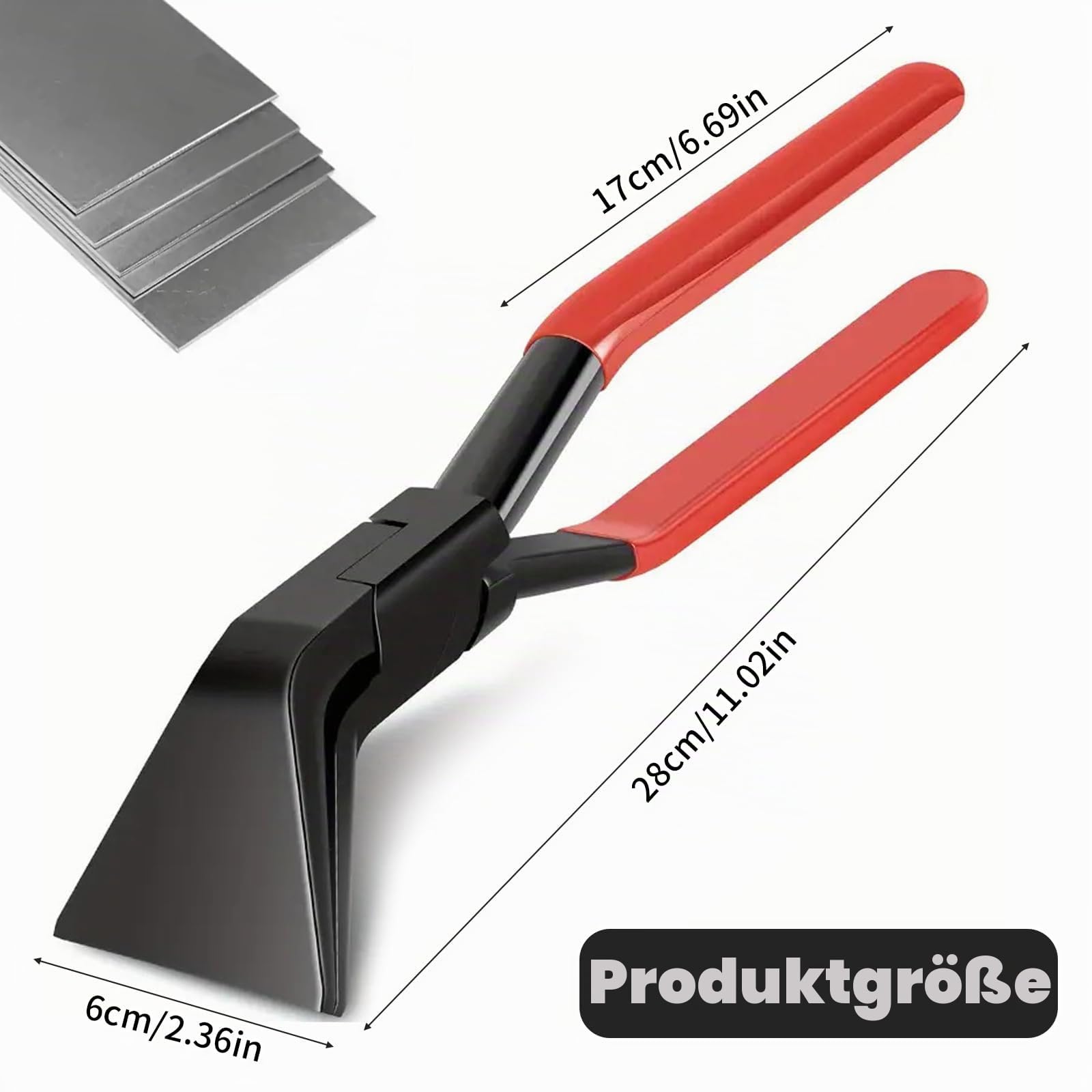 Falzzange 60 mm gebogen 45° Abkantzange Biegezange Falzzange 60 mm gebogen 45° Abkantzange Biegezange