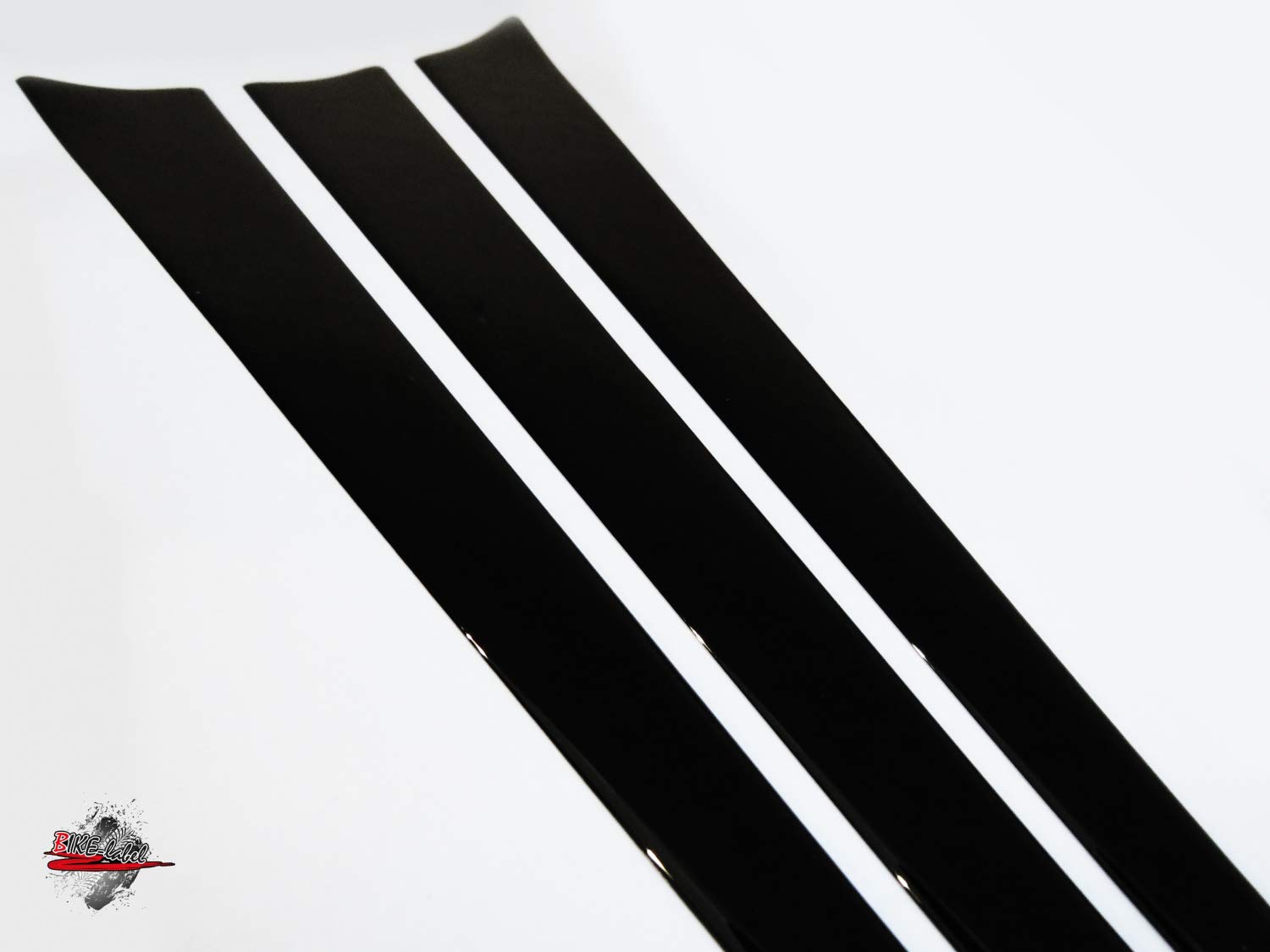 Protection Réservoir Moto 3D Doming – Autocollant Réservoir Anti-Rayures Résistant UV, Noir Brillant, Facile à Poser