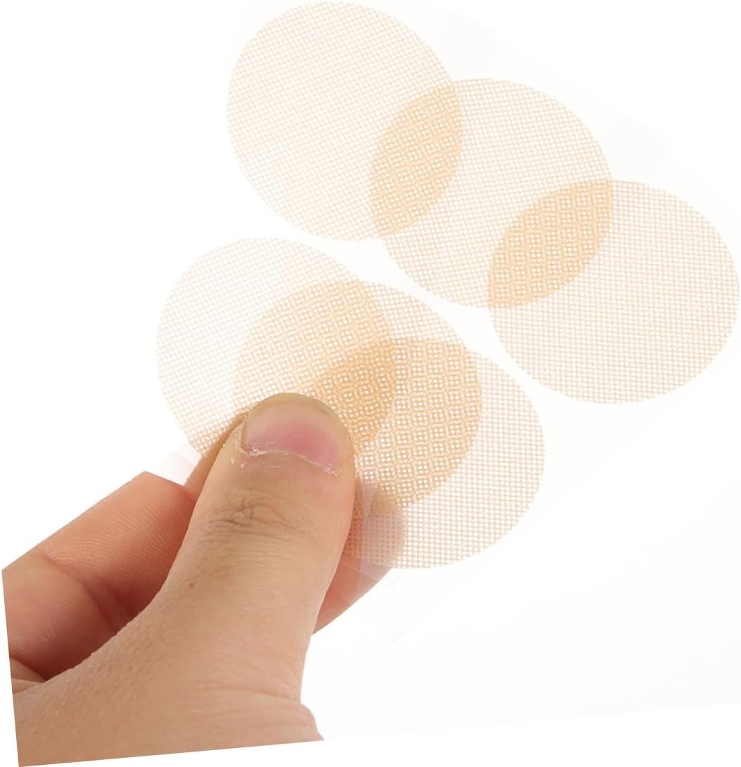 VANZACK 100pairs Disposable Male Skin-friendly Adhesive Patches for Running Sports and Travel Chafing for Active Total Beige