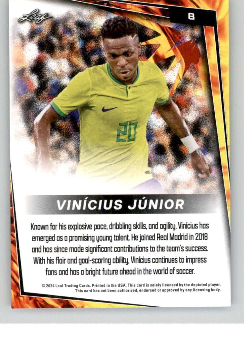 Amazon.com: 2024 Leaf Soccer Green #8 Vin?cius Junior
