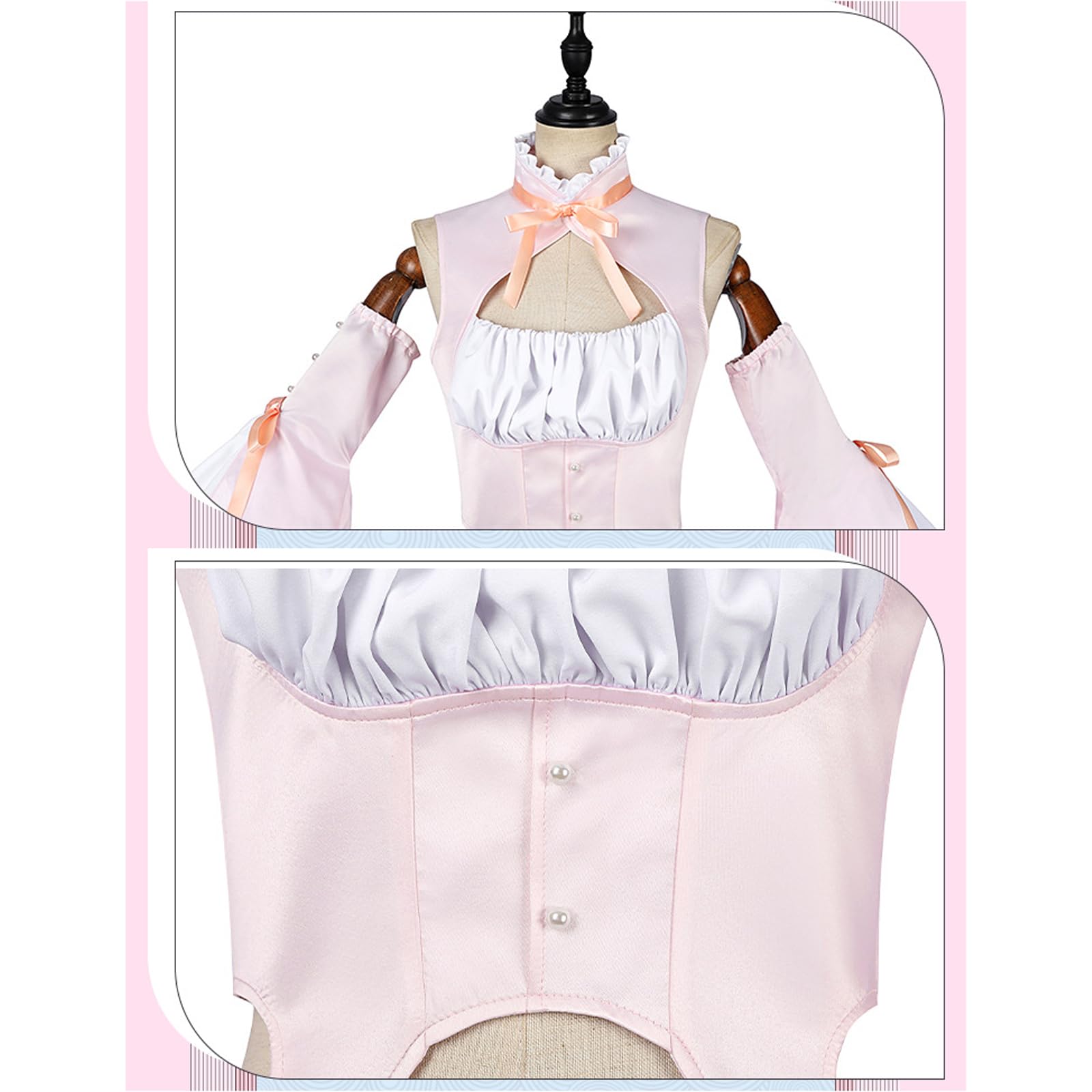 Amazon.co.jp: 深森白夜 コスプレ衣装 かつて魔法少女と悪は敵対