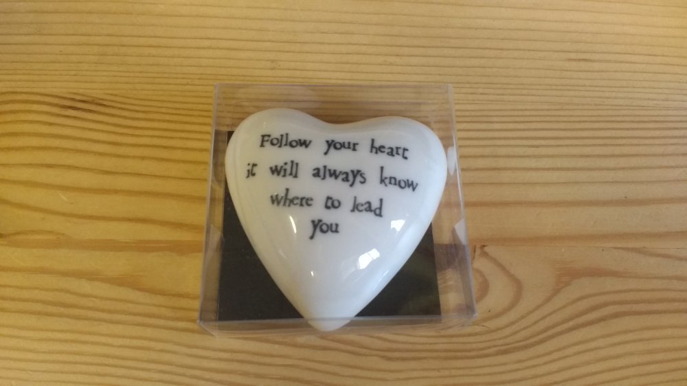 Boxed Heart Follow you heart
