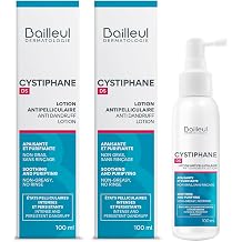 Bailleul | CYSTIPHANE DS | Intensive Anti-Dandruff Lotion | Intense and Persistent Dandruff | REDUCES RED AND SOOTHES ITCHING | Pack of 2 x 100 ml