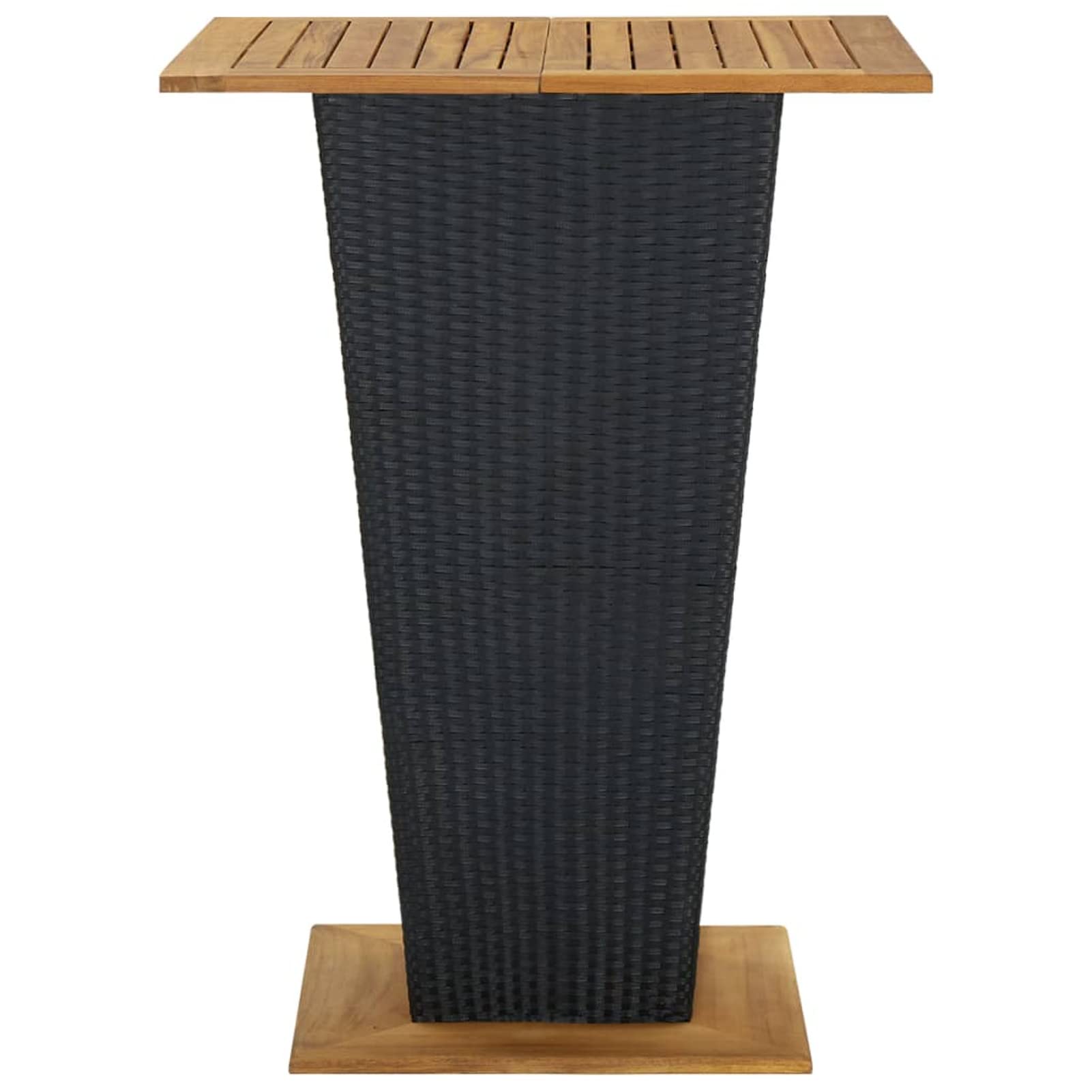 Chusui Ensemble de Bar de Jardin 9 pcs et Coussins Résine tressée Noir B,Ensemble Bar Exterieur,Ensemble Table et Chaise de Bar,Salon de Jardin Exterieur