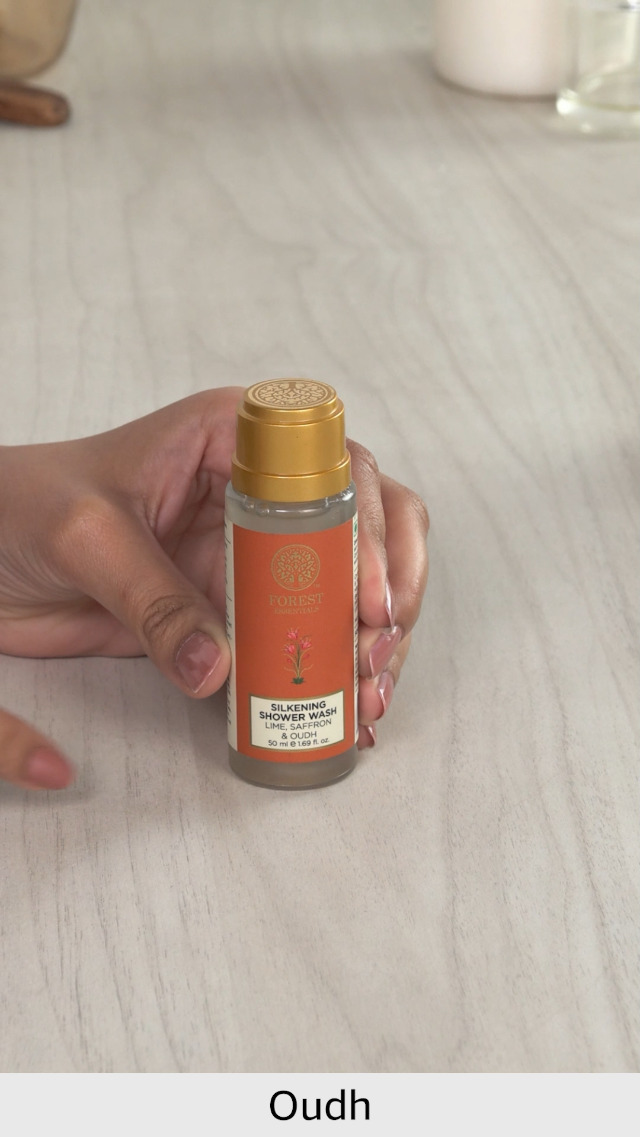 Image of Forest Essentials- Softens, Scents and Hydrates Skin- Shower Wash Lime Saffron Oudh||