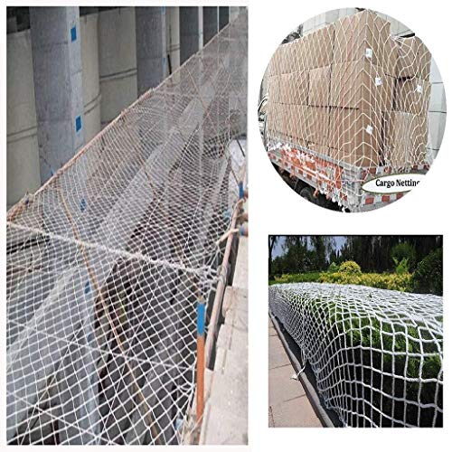 Filet de corde blanc de protection pour balcon et escalier - 3
