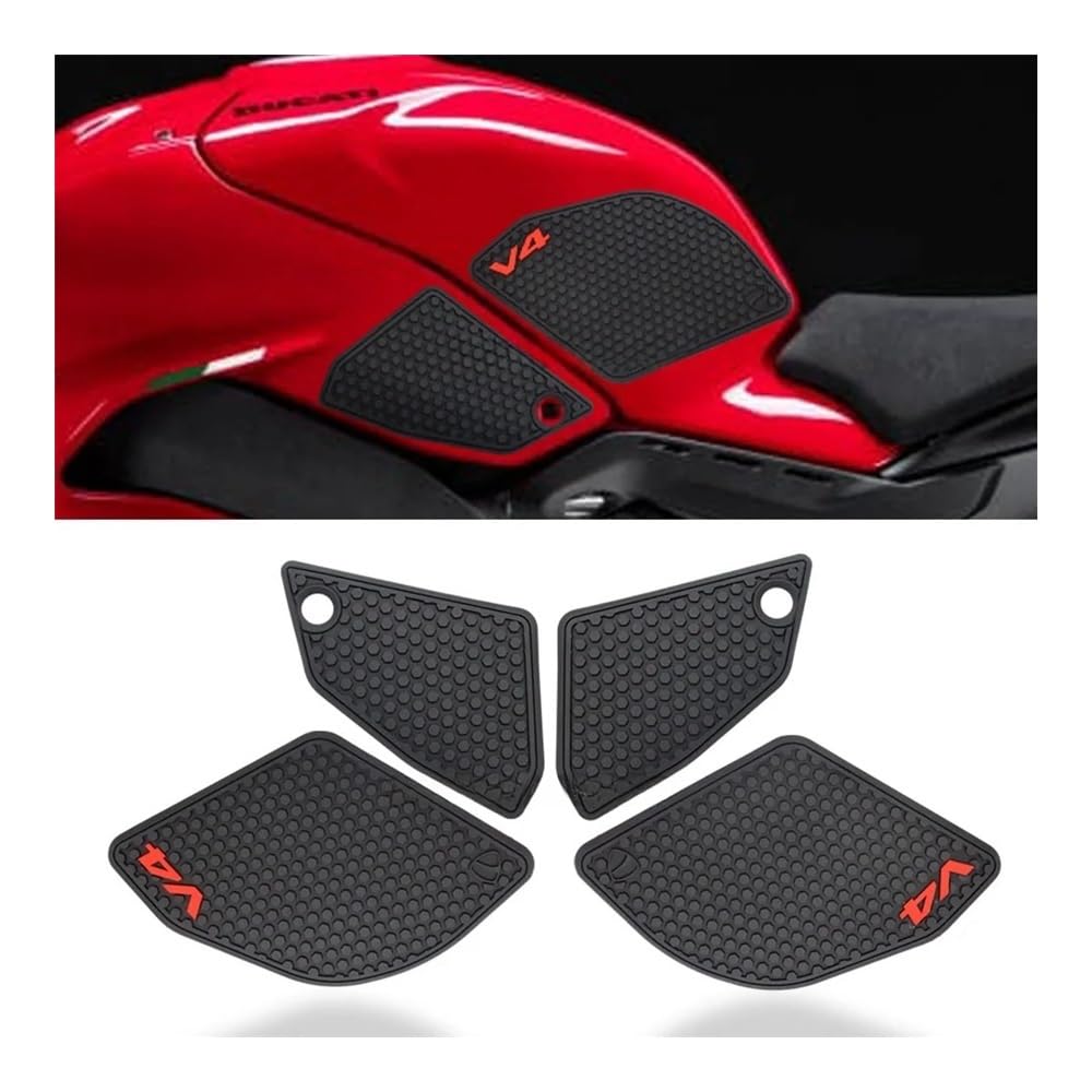 for Du&Cati Panigale V4 Panigale V4S /SP2 2022 Side Fuel Tank Pad Sticker Rubber Sticker Motorcycle Accessories Motorcycle Tank Pad