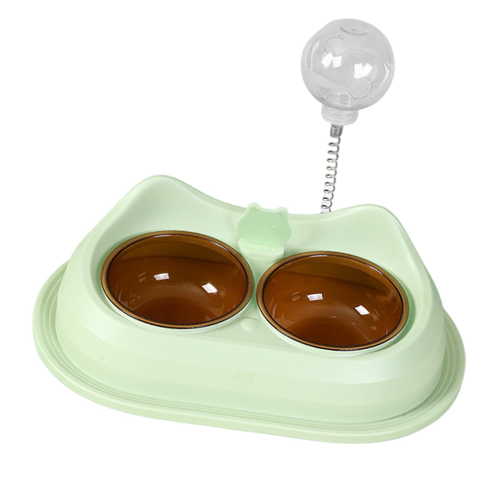 Ciotola per gatti rialzata con mangiatoia per alimenti per acqua e cibo anti-vomito per piccoli animali domestici