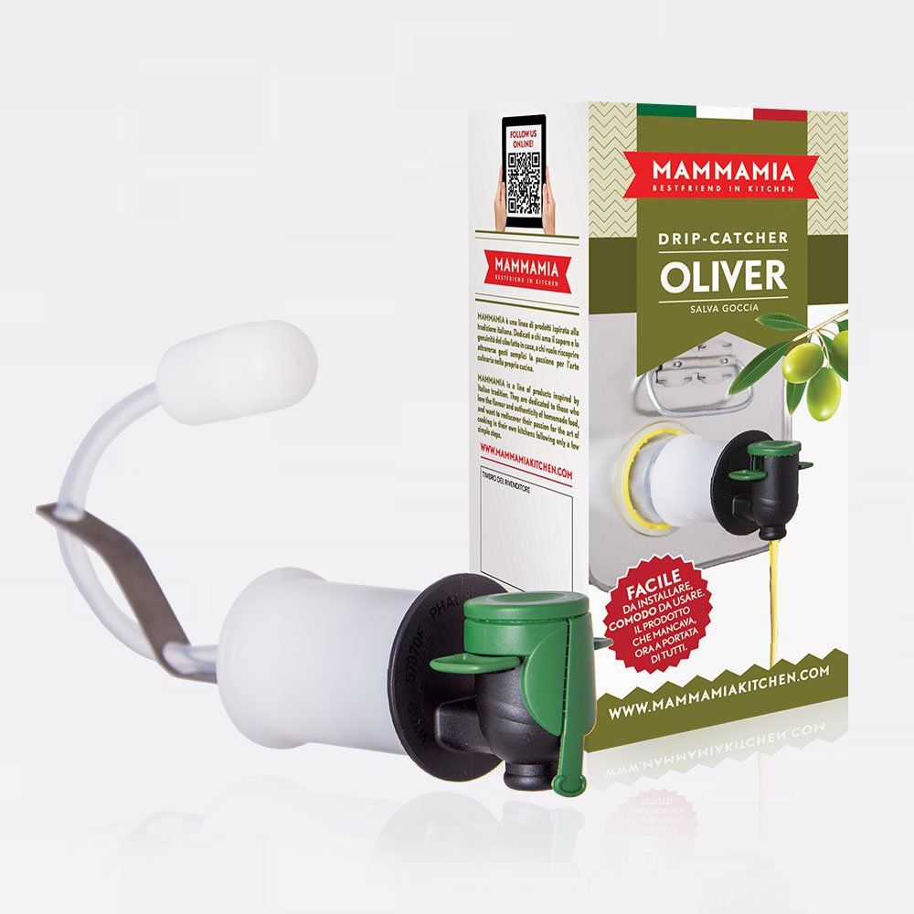 EUROSTAMPI OLIVER Drip-saving tap to be applied to containers dedicated to oil storage.