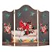 Seasonal Cardinal Fireplace Screens, Multi